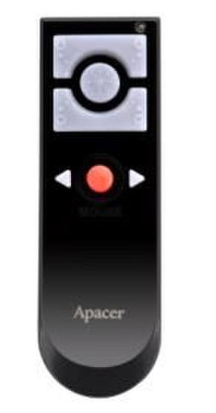 Apacer AB611 2.4GHz Wireless Presenter Черный беспроводной презентер
