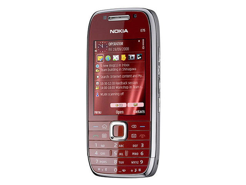 Nokia E75 Red smartphone