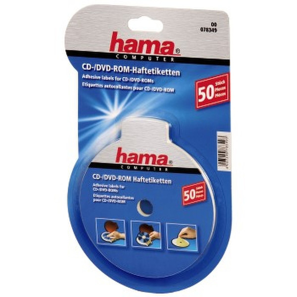 Hama 00078349 Yellow 50pc(s) self-adhesive label