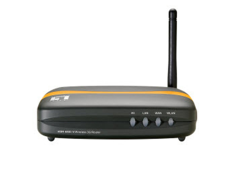 LevelOne WBR-6800 Schwarz, Gelb WLAN-Router