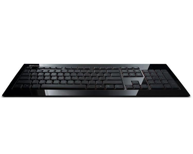 Enermax Acrylux Беспроводной RF QWERTZ Черный клавиатура
