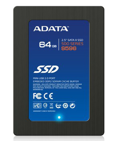 ADATA AS596B-64GM-C Serial ATA II solid state drive