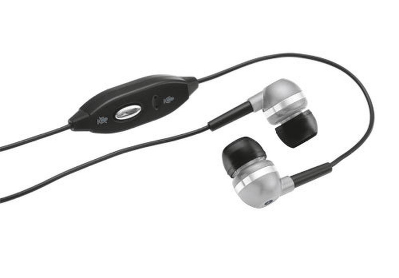 Trust Indy In-ear Binaural Wired Black,Silver mobile headset