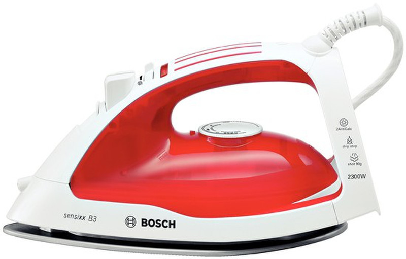 Bosch TDA4620 Dampfbügeleisen Rot, Weiß Bügeleisen