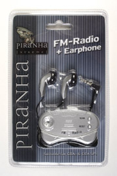 Piranha Gameboy SP Fm-Radio Personal Silver