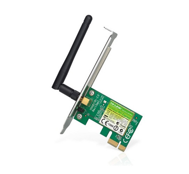 TP-LINK 150Mbps Wireless N PCI Express Adapter Внутренний Беспроводная ЛВС 150Мбит/с сетевая карта