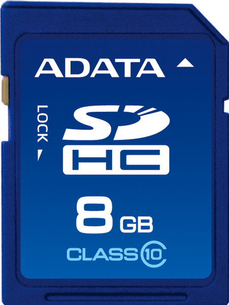 ADATA 8GB SDHC Class 10 8ГБ SDHC карта памяти