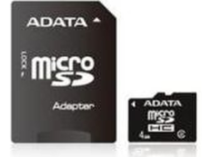 ADATA AUSDH4GCL2-RA1 4ГБ MicroSDHC карта памяти