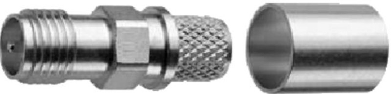 Telegärtner R-SMA Straight Plug G30 (1.5/3.8); H 155 crimp/crimp coaxial connector