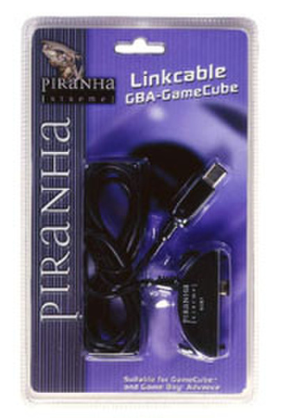 Piranha Nintendo link Schwarz Kabelschnittstellen-/adapter
