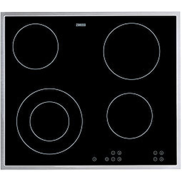 Zanussi ZVT 65 X Настольный Electric hob Cеребряный плита