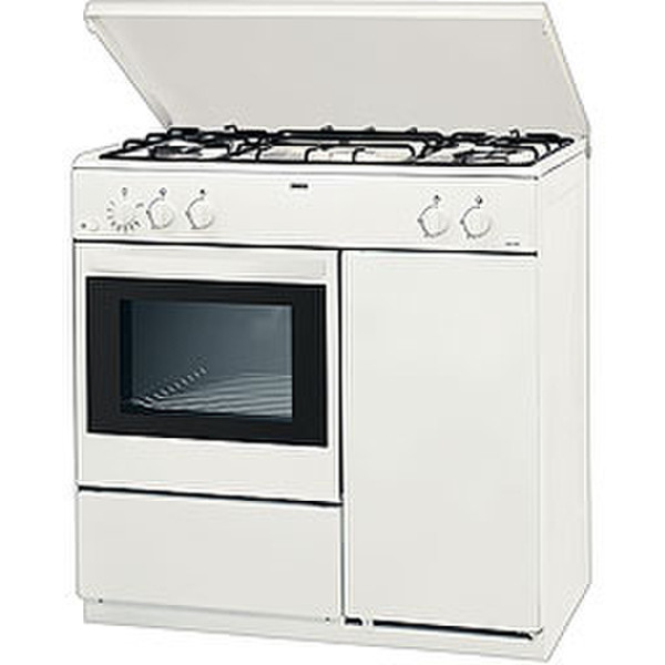 Zanussi ZCG 851 GW1 Freistehend Gaskochfeld Weiß Küchenherd