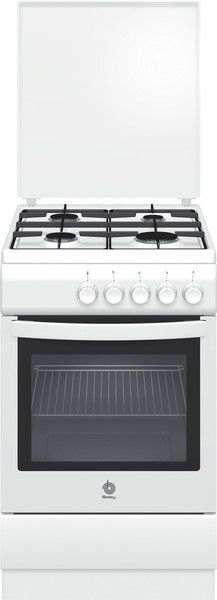 Balay 3CGB-340 B Freestanding Gas hob White