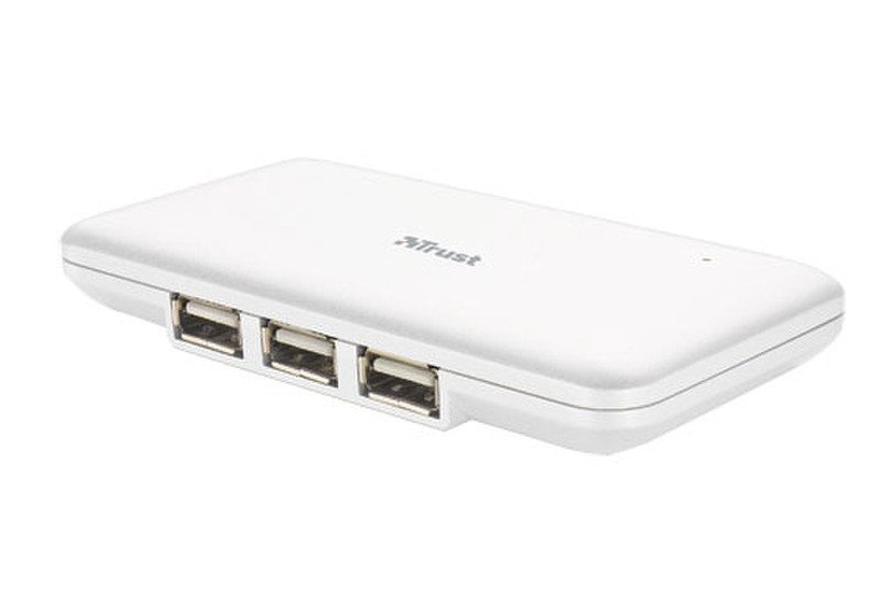 Trust 7 Port Slimline USB 2.0 Hub 480Мбит/с хаб-разветвитель