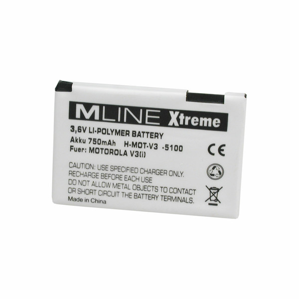 MLINE Xtreme Li-Polymer Battery 750 mAh Литий-полимерная (LiPo) 750мА·ч 3.6В аккумуляторная батарея