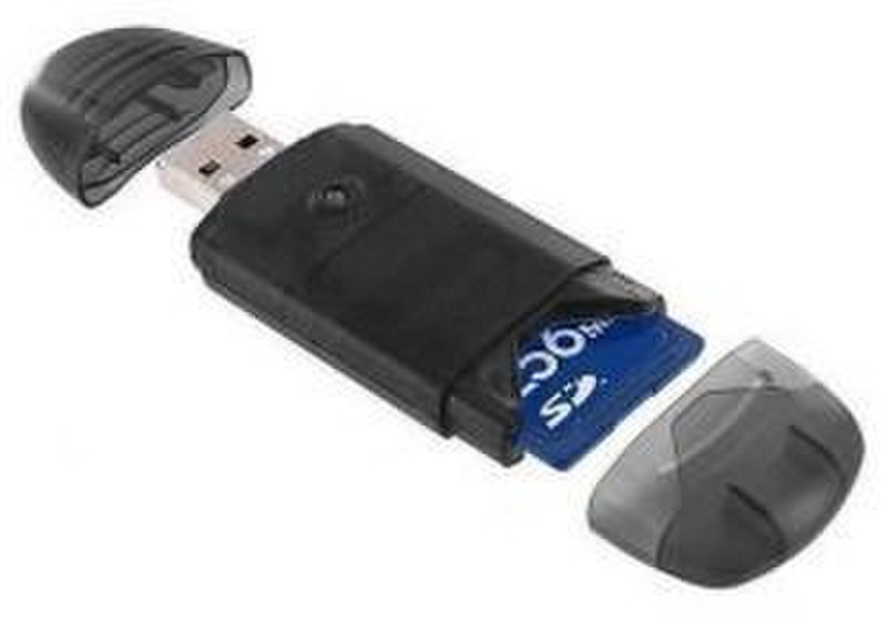 Datatech Mini USB 2.0 CardReader USB 2.0 Schwarz Kartenleser