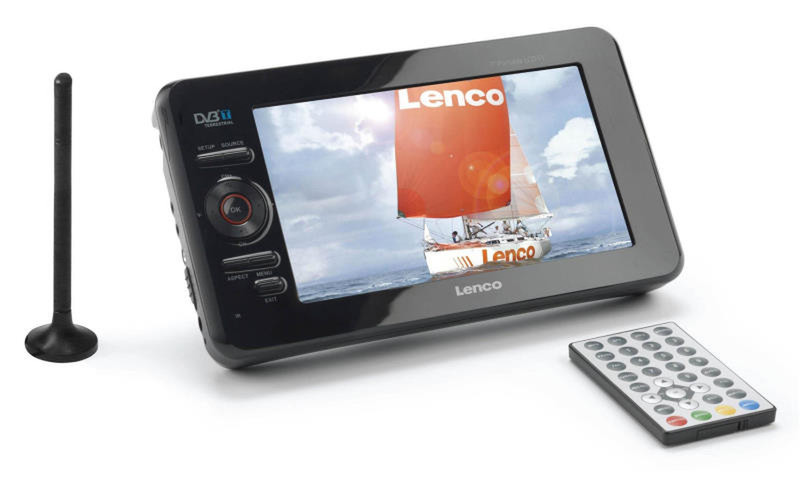 Lenco TFT-725 7" 480 x 234pixels Black portable TV