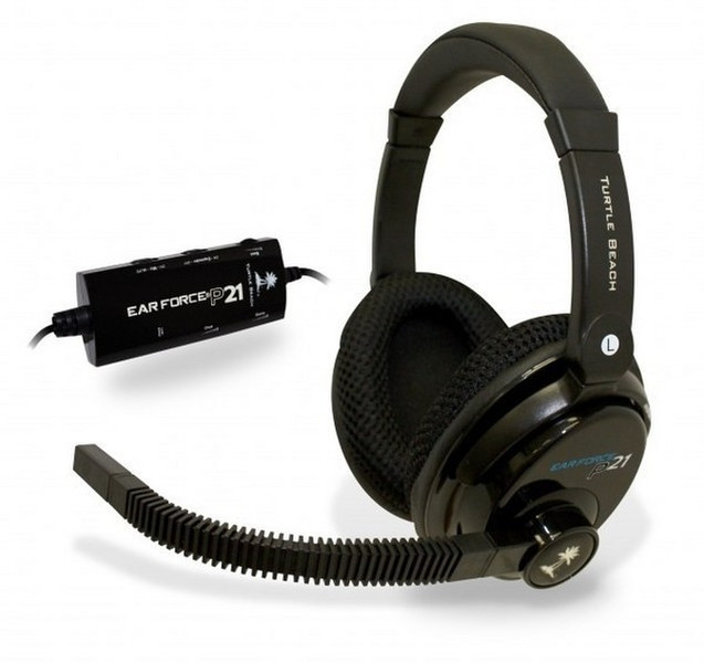 Turtle Beach Ear Force P21 Binaural Wired Black mobile headset