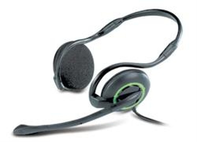 Genius HS-02U Binaural Schwarz Headset