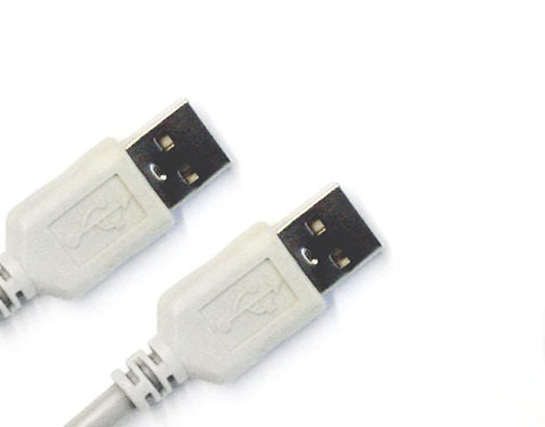 Jou Jye Computer USB 2.0 cable, plug A / plug A, 5.0m 5m USB A USB A Beige USB Kabel