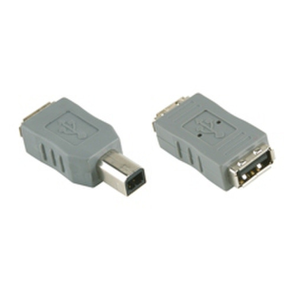 Bandridge BCK402 USB-A FM - USB-B mini USB-A - USB-A Серый кабельный разъем/переходник
