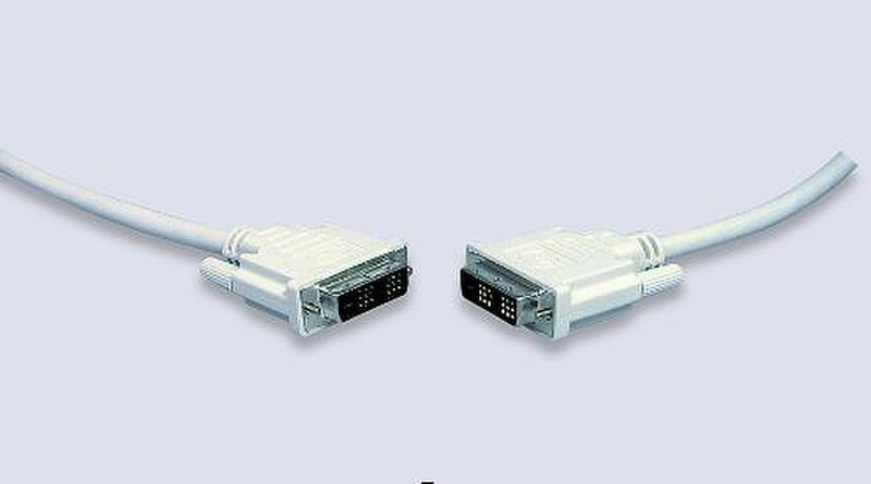 Gembird DVI 24+1 Cable 1.8m 1.8m DVI-D DVI-D Weiß DVI-Kabel