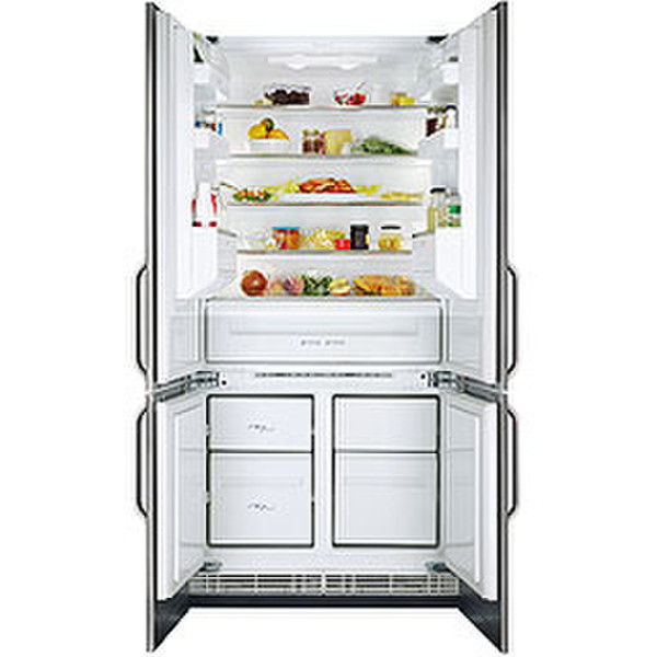 Zanussi ZJB 9476 X Встроенный Cеребряный side-by-side холодильник