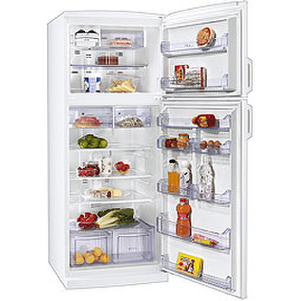 Zanussi ZRT 344 FW freestanding White fridge-freezer