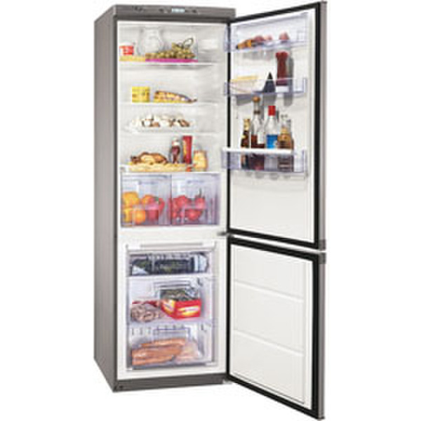 Zanussi ZRB 934 NX freestanding A+ Stainless steel fridge-freezer