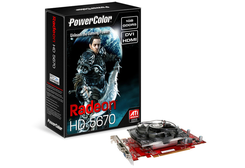 PowerColor RADEON HD5670 1GB GDDR5 128Bit PCIE 2.1 1ГБ GDDR5