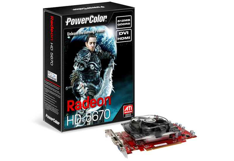 PowerColor RADEON HD5670 512MB GDDR5 128Bit PCIE 2.1 GDDR5