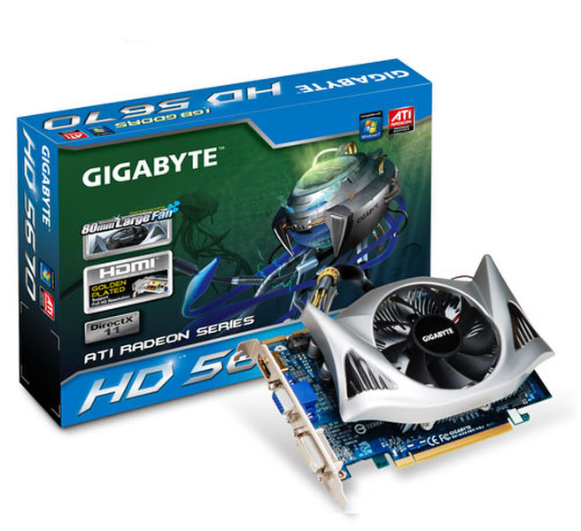 Gigabyte GV-R567OC-1GI 1GB GDDR5 graphics card