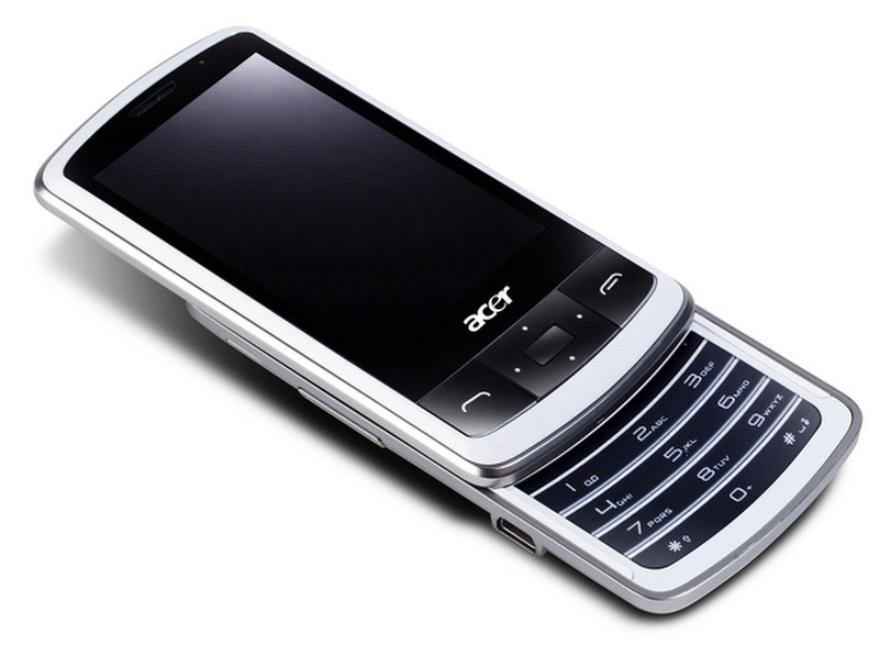 Acer beTouch E200 Одна SIM-карта Черный, Белый смартфон