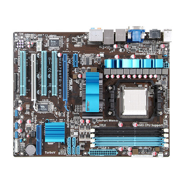 ASUS M4A785TD-V EVO/U3S6 AMD 785G Socket AM3 ATX motherboard