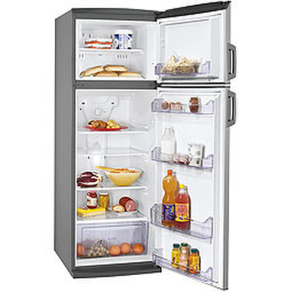 Zanussi ZRT 433 FX freestanding Stainless steel fridge-freezer