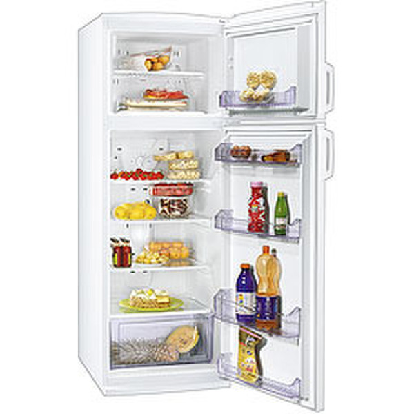 Zanussi ZRT 433 FW freestanding White fridge-freezer