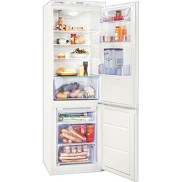Zanussi ZRB 835 NW freestanding White fridge-freezer