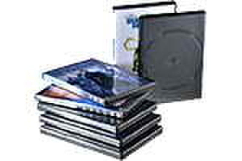 Aquip DVD Case 1дисков Черный
