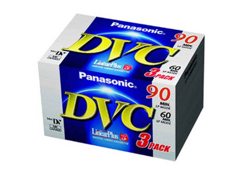 Panasonic AY-DVM60FE3 Mini DV 60min 3pc(s) audio/video cassette