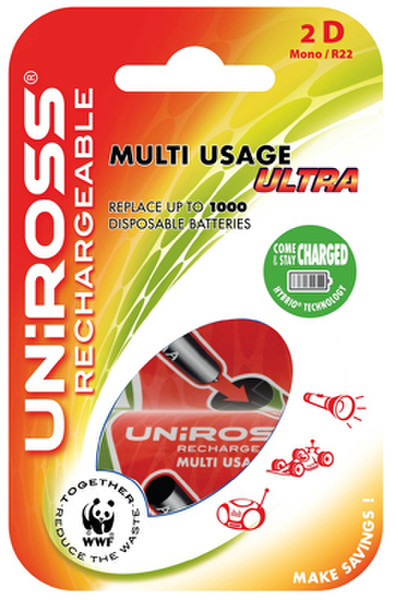 Uniross U0150590 2100mAh Wiederaufladbare Batterie