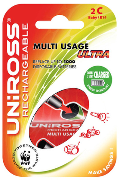 Uniross U0150538 Lithium-Ion (Li-Ion) 2100mAh Wiederaufladbare Batterie