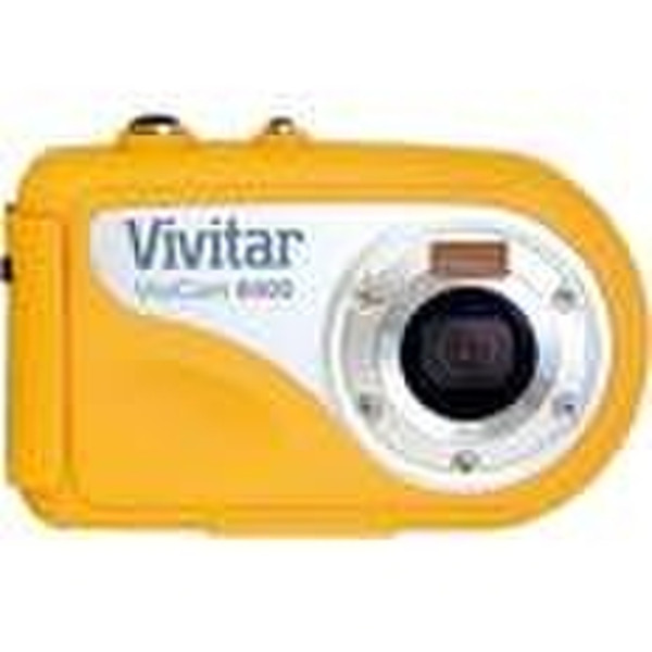 Vivitar Vivicam V8400W Компактный фотоаппарат 8.1МП CCD 3264 x 2448пикселей Желтый