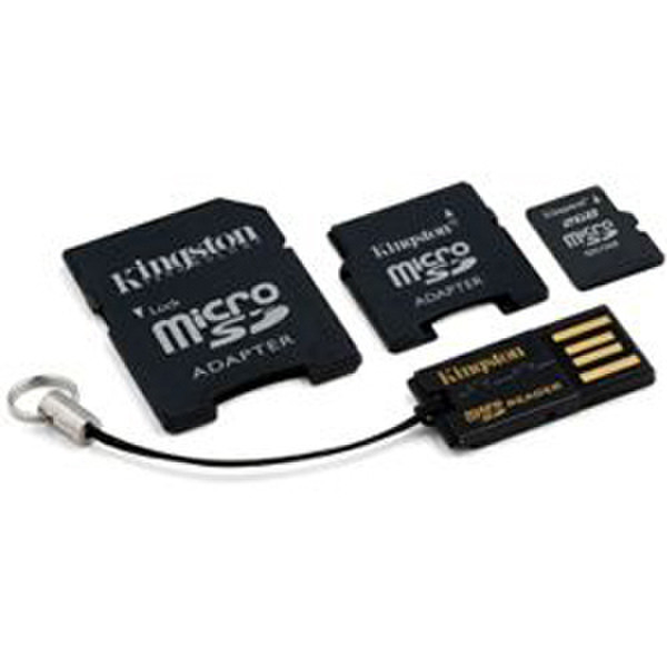 Kingston Technology 2GB Multi-Kit, microSD, 2 adapters 2GB MicroSD memory card