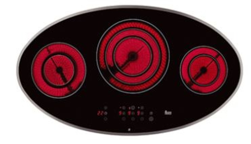 Teka TR 90 DX Встроенный Ceramic hob Черный