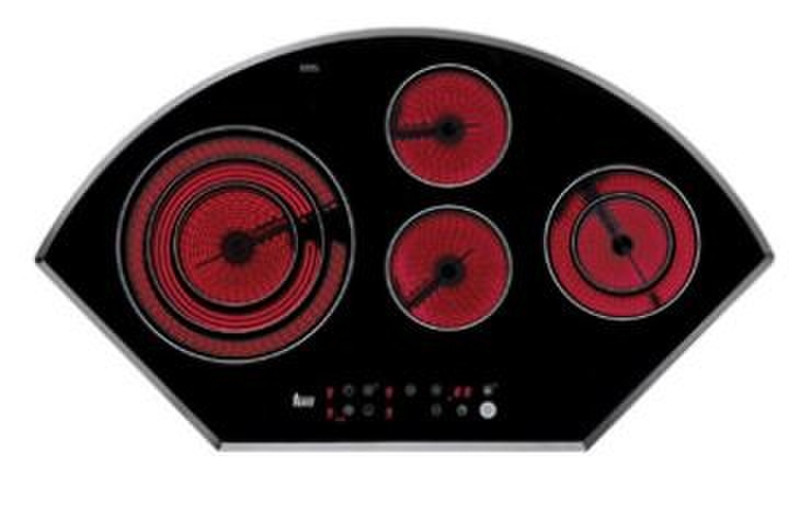 Teka TR 90 AB Встроенный Ceramic hob Черный