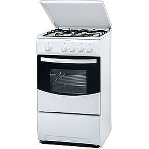Corbero 5040 HGB7 Freestanding Gas hob White cooker