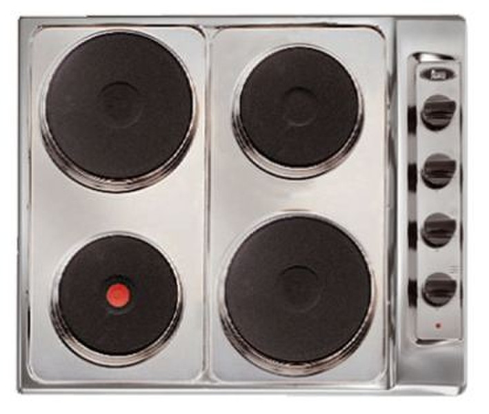 Teka E/60.2 4P Встроенный Sealed plate hob Cеребряный