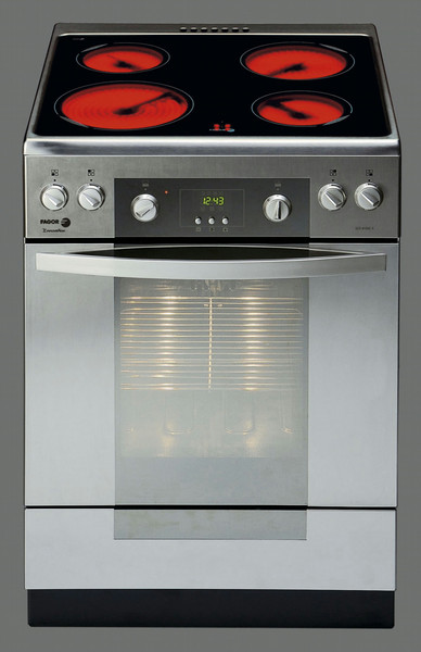 Fagor 5CF-4VMC X Freestanding Ceramic Silver