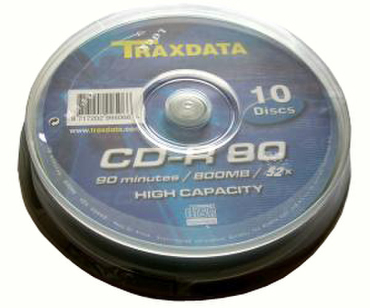 Traxdata CD-R 52x 10pk CD-R 700MB 10Stück(e)