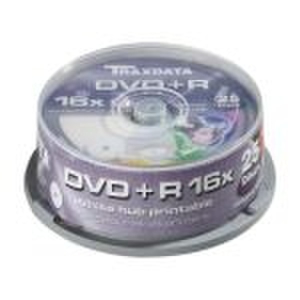 Traxdata DVD+R 25pk 4.7ГБ DVD+R 10шт